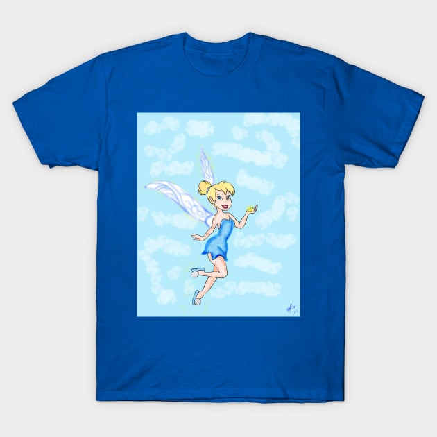 Tinker BlueBell T-Shirt by ChibiLevi